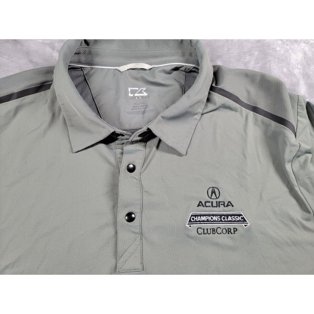 Cutter Buck Mens Acura Embroidered Logo Champions Classic Golf Polo Shirt XL